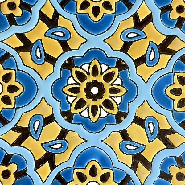 کاشی هفت رنگ در معماری ایرانی