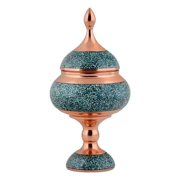 شکلات خوری فیروزه کوبی شده