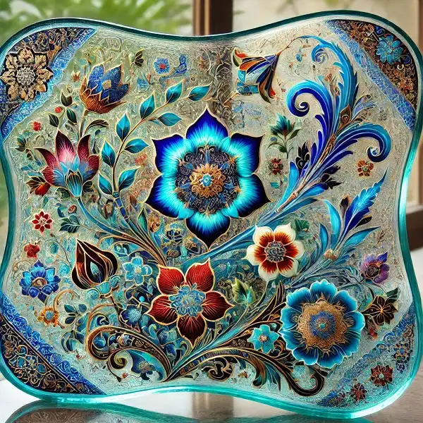 میناکاری روی شیشه