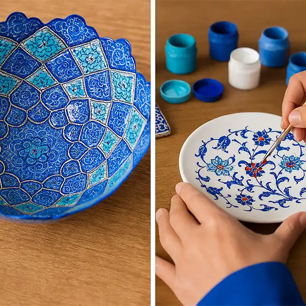 مراحل یادگیری میناکاری در خانه | 800 درجه