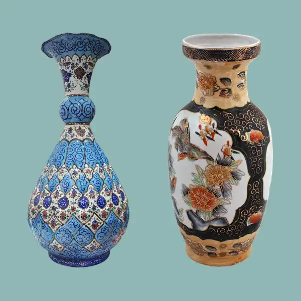 گلدان میناکاری یا چینی؟