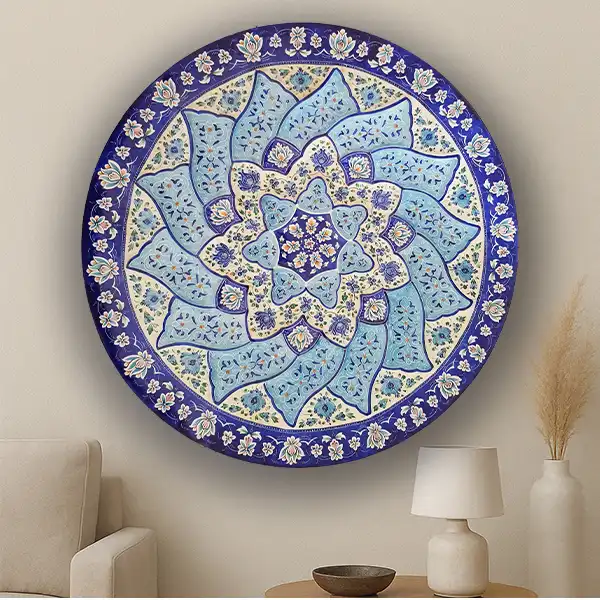 بشقاب میناکاری: هنر اصیل ایرانی در دکوراسیون منزل و هدایا