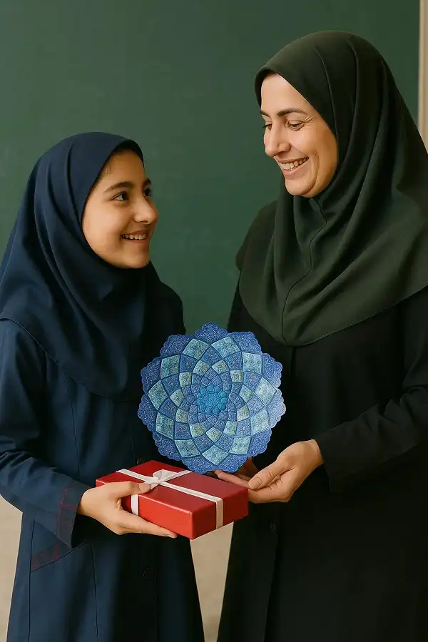 ایده کادوی روز معلم با میناکاری