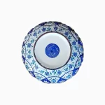 قندان میناکاری طرح شکوفه آبی