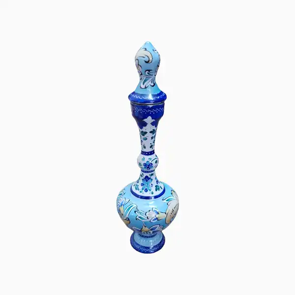 سرمه دان میناکاری شده مسی طرح پرداز