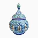 قندان میناکاری فیروزه ای اصفهان