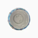 قندان میناکاری فیروزه ای طرح شاه عباسی