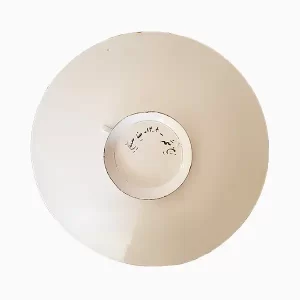 بشقاب میناکاری طرح رخسار فیروزه ای