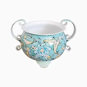 قندان میناکاری ویکتوریا دسته دار