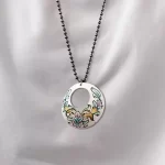 گردنبند میناکاری آسنکرون سفید